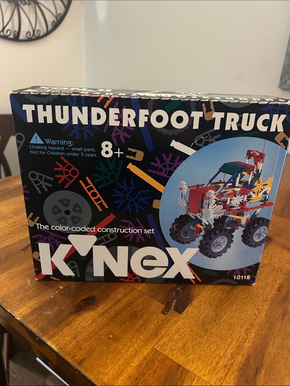 Vintage 1994 K'NEX Thunderfoot Truck 10118 Building Set Color Coded Construction